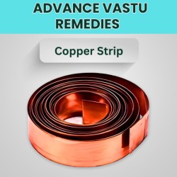 Copper Strip Vastu  (8 Feet 21mm Width, 0.2 mm Gauge, Copper, 1 Piece)